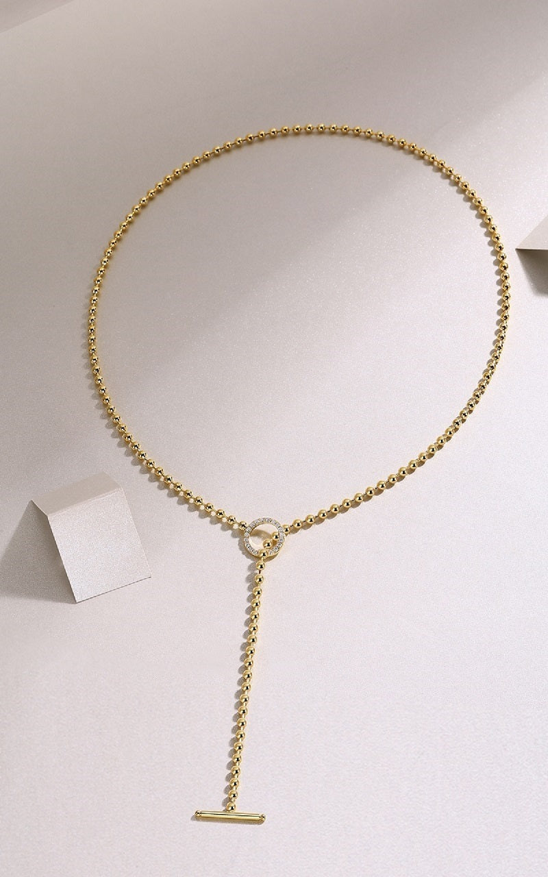 Light and Shadow – Moissanite Sterling Silver Necklace
