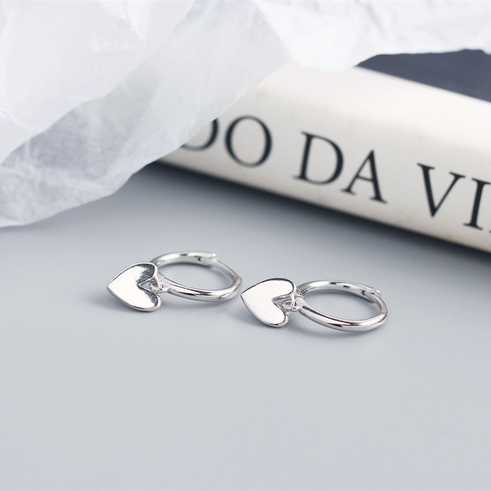 Delicate Love Heart Earrings – Sophisticated Style