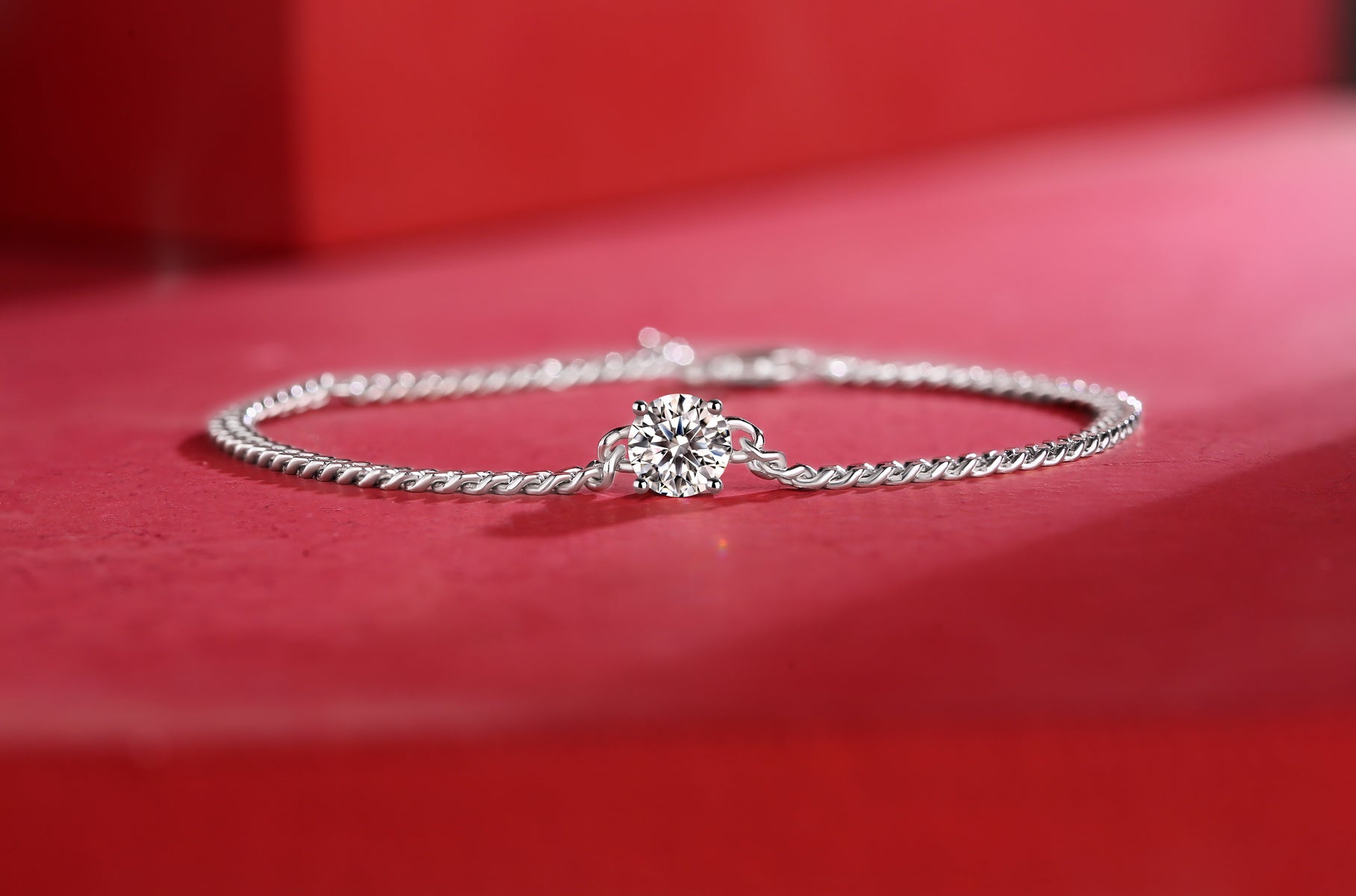 Luxury Cuban Bracelet – Moissanite Silver Jewellery, Diamond-Like Brilliance