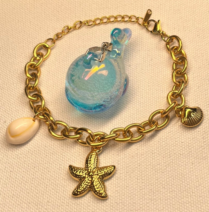 Starfish Pearl Bracelet – Elegant Beach-Inspired Jewellery