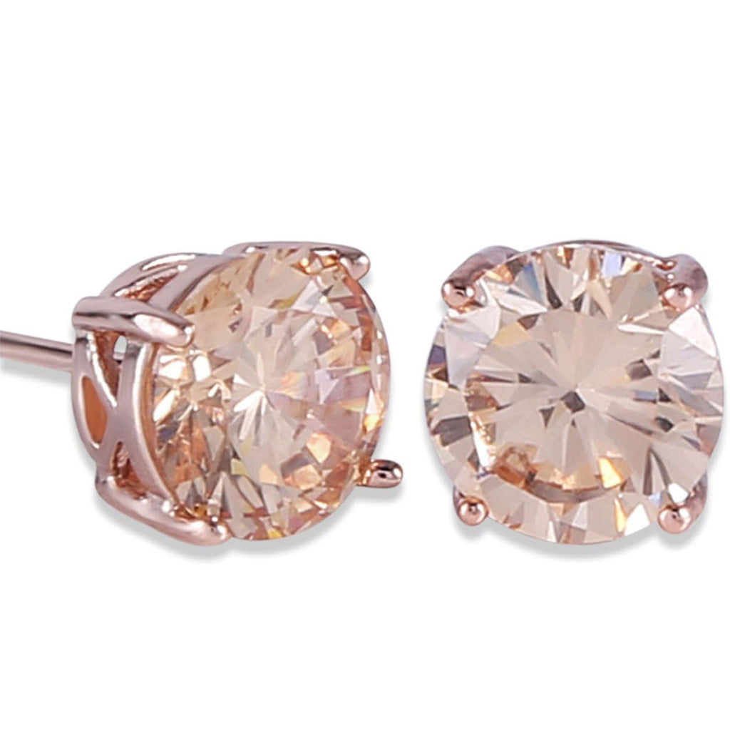 Royal-Inspired Rose Gold Citrine Earrings – Anniversary, Mother’s Day & Christmas Gift