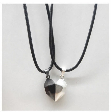 Wishing Stone Couple Necklace – Ancient Heart-Shaped Love Token