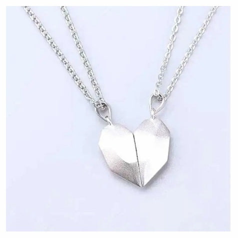 Wishing Stone Couple Necklace – Ancient Heart-Shaped Love Token