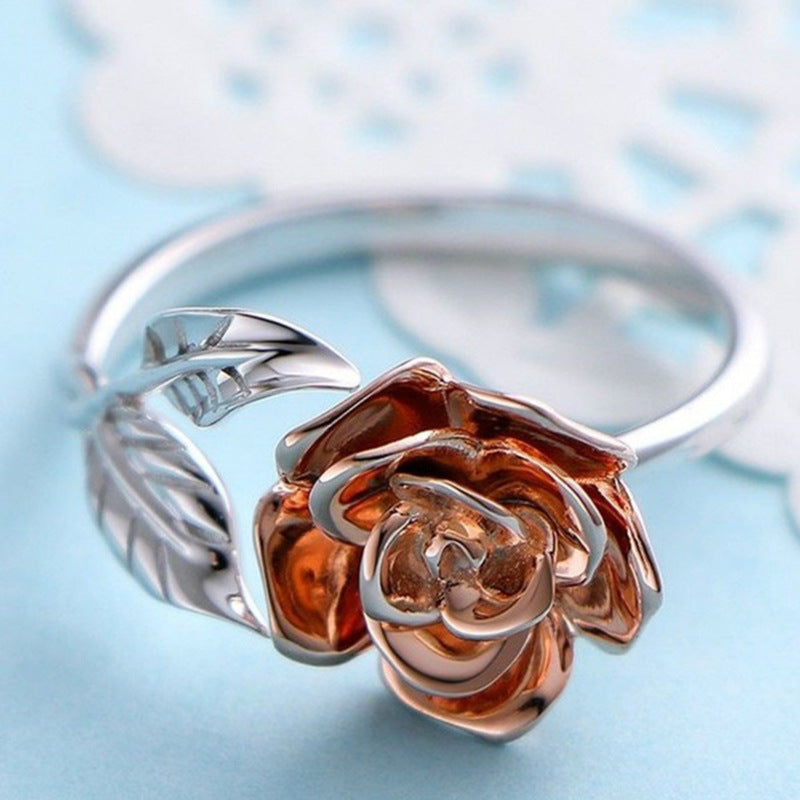 Fashionable Adjustable Rose Ring