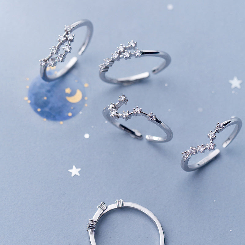 Celestial Sign Ring – Minimalist Zodiac Jewelry
