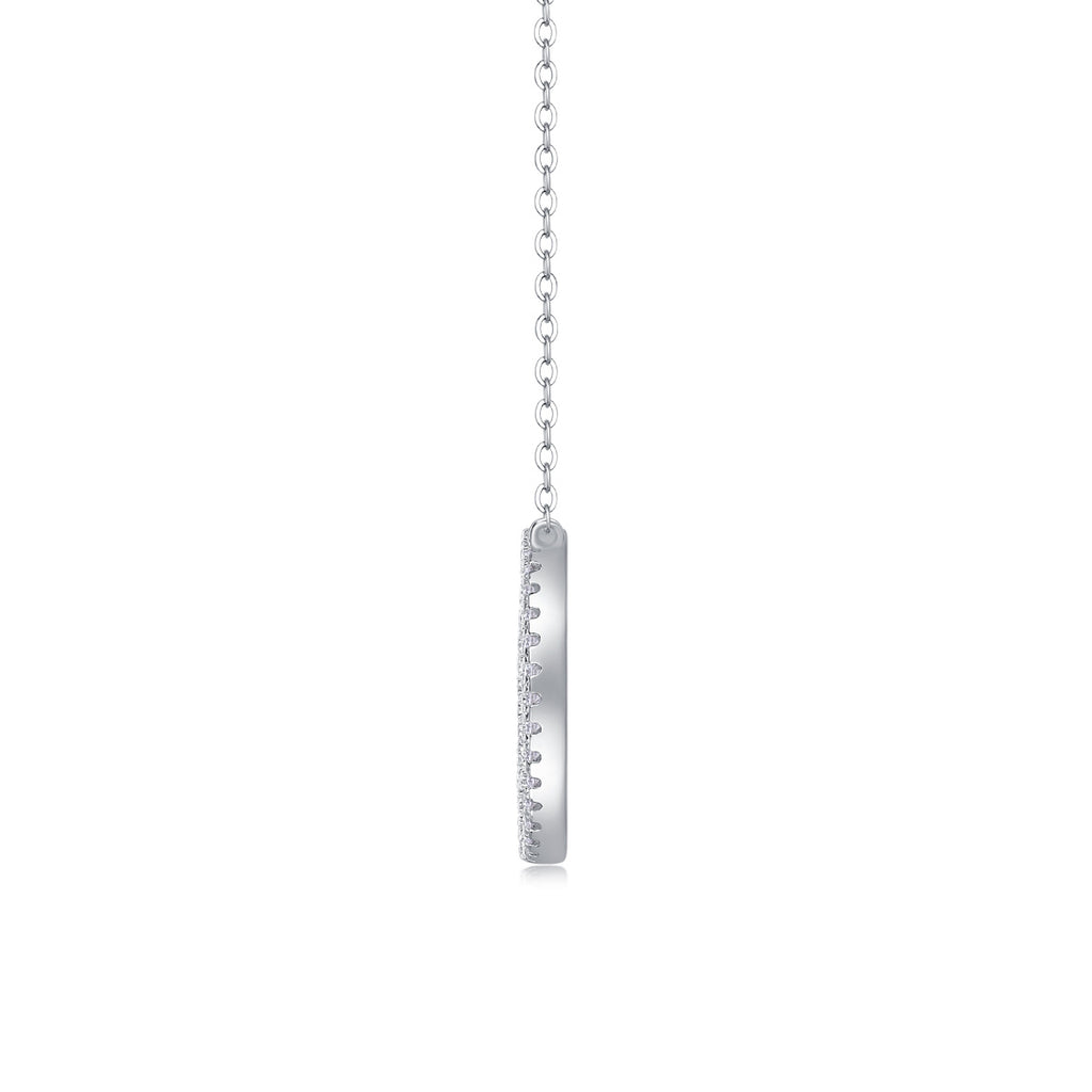 Reciprocating” Luxury Moissanite Necklace Set – Silver Jewellery for Women