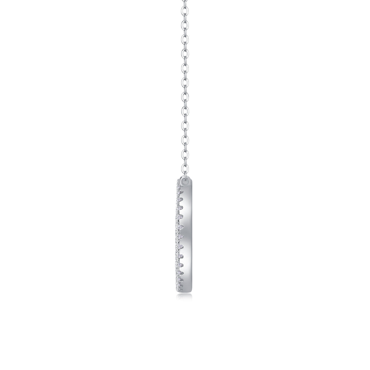 Reciprocating” Luxury Moissanite Necklace Set – Silver Jewellery for Women