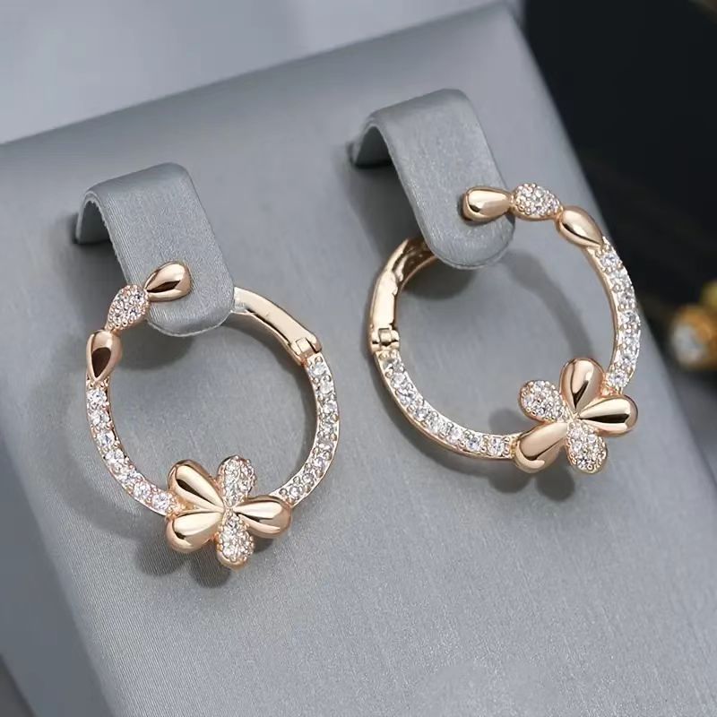 Customized Circular Hoop Earrings for Women