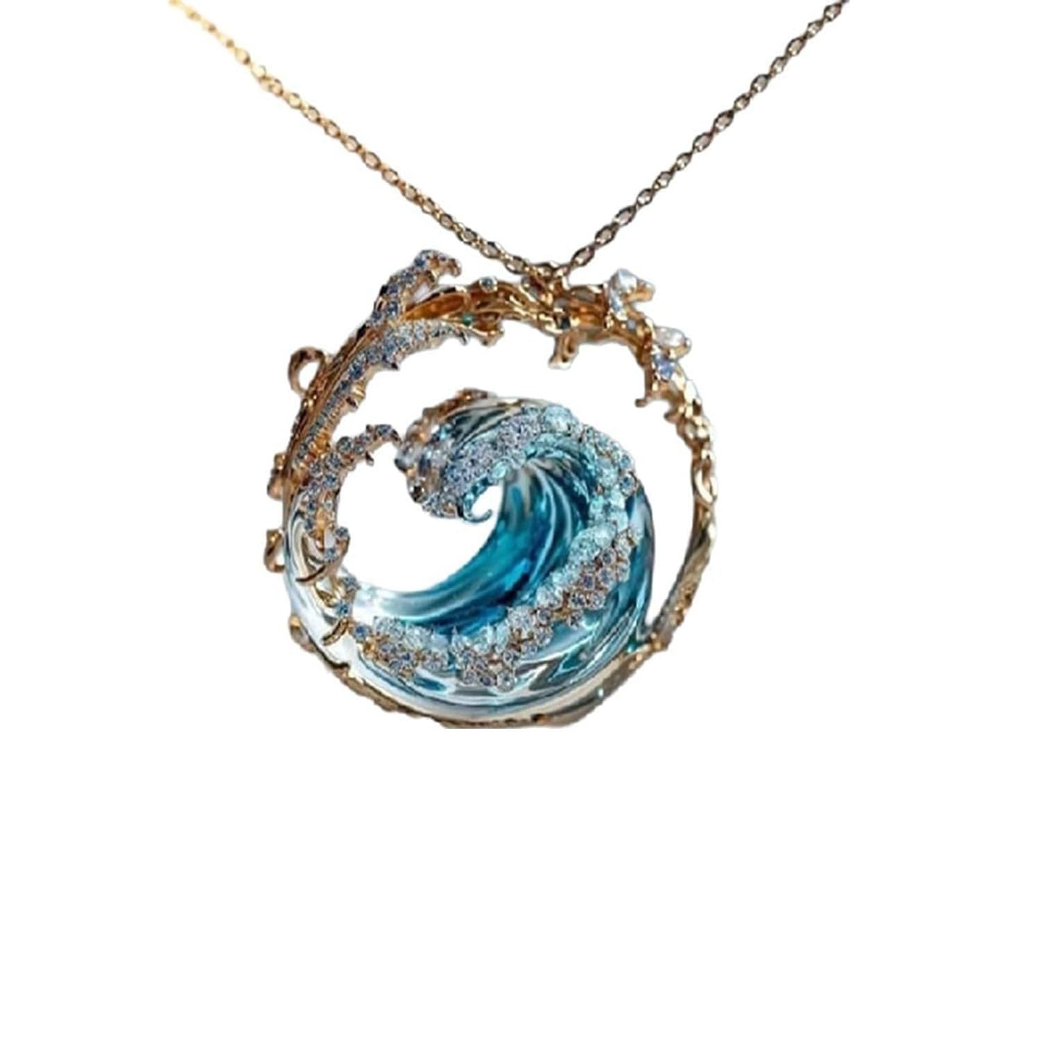Fashionable Sea-Inspired Pendant Necklace – Daily Wear Accessory