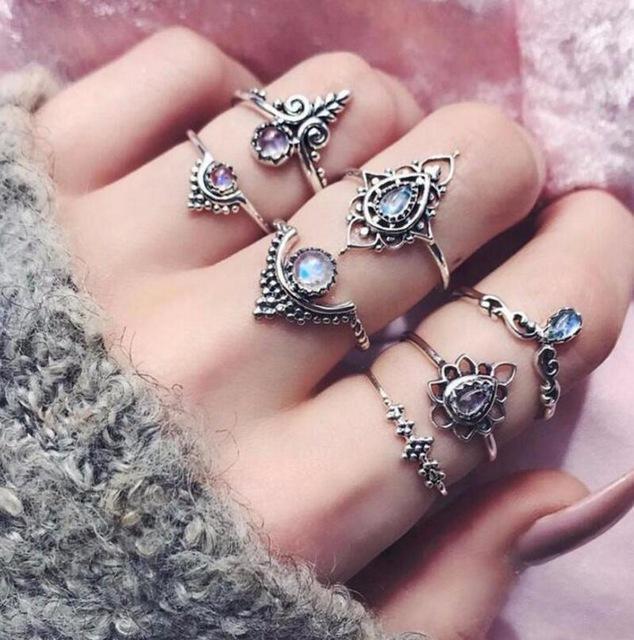 Stack, Style, Slay – Vintage Knuckle Ring Set