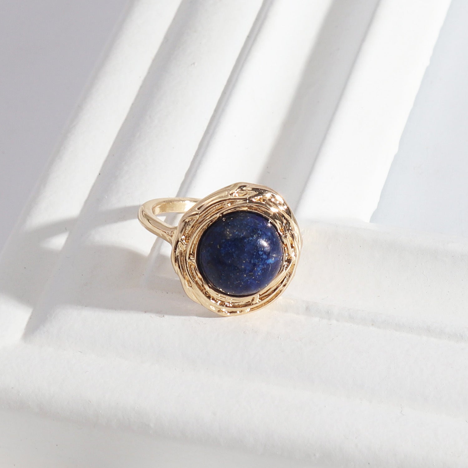Silver Baroque Pearl Ring