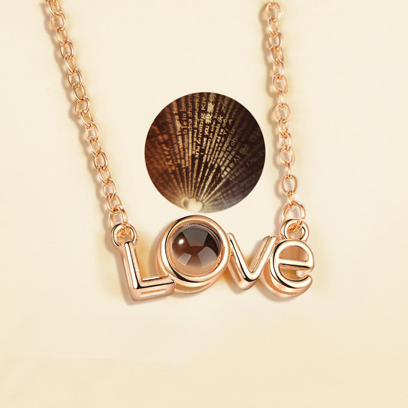 Eternal Love Projection Necklace
