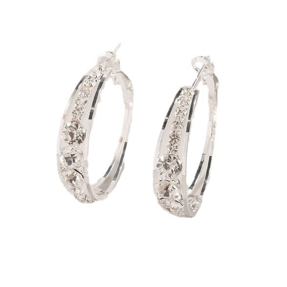 Celeste Geometric Drill Earrings