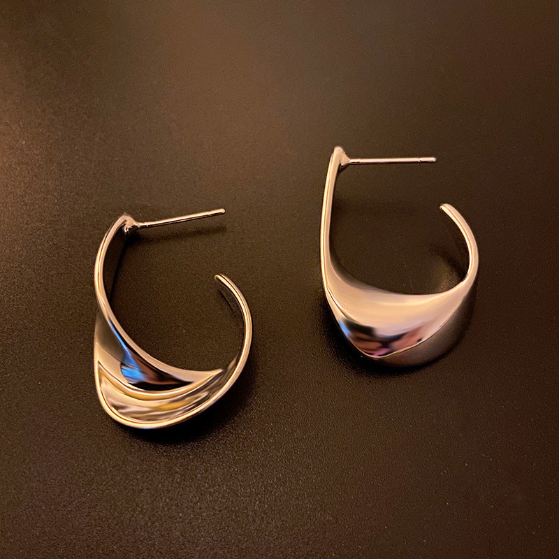 Twisted Metal Design Earrings
