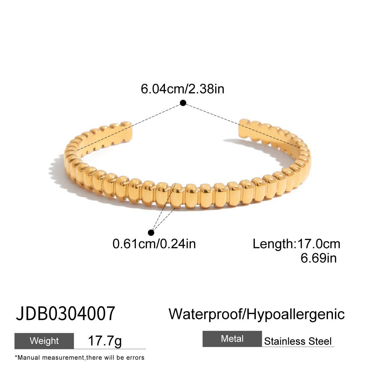 Stainless Steel Bracelet for Women – European & American Style”