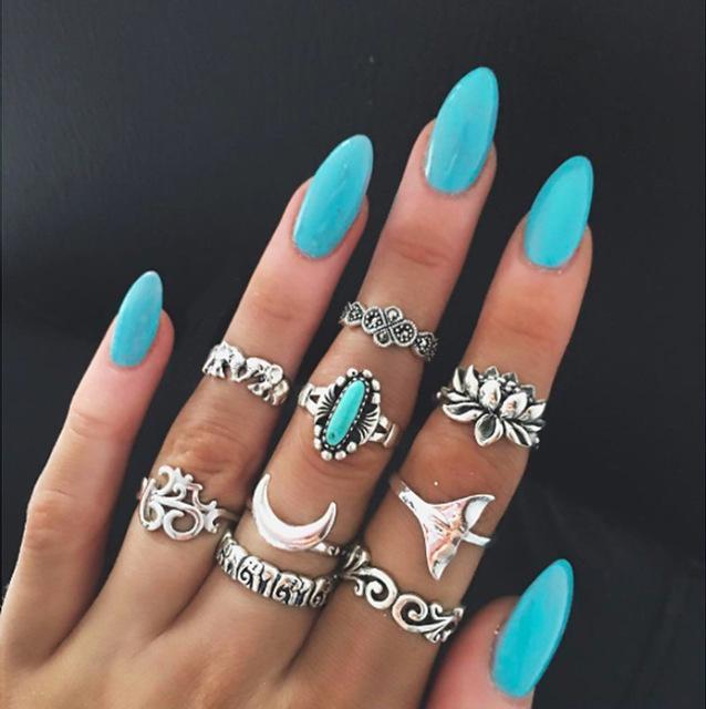Stack, Style, Slay – Vintage Knuckle Ring Set