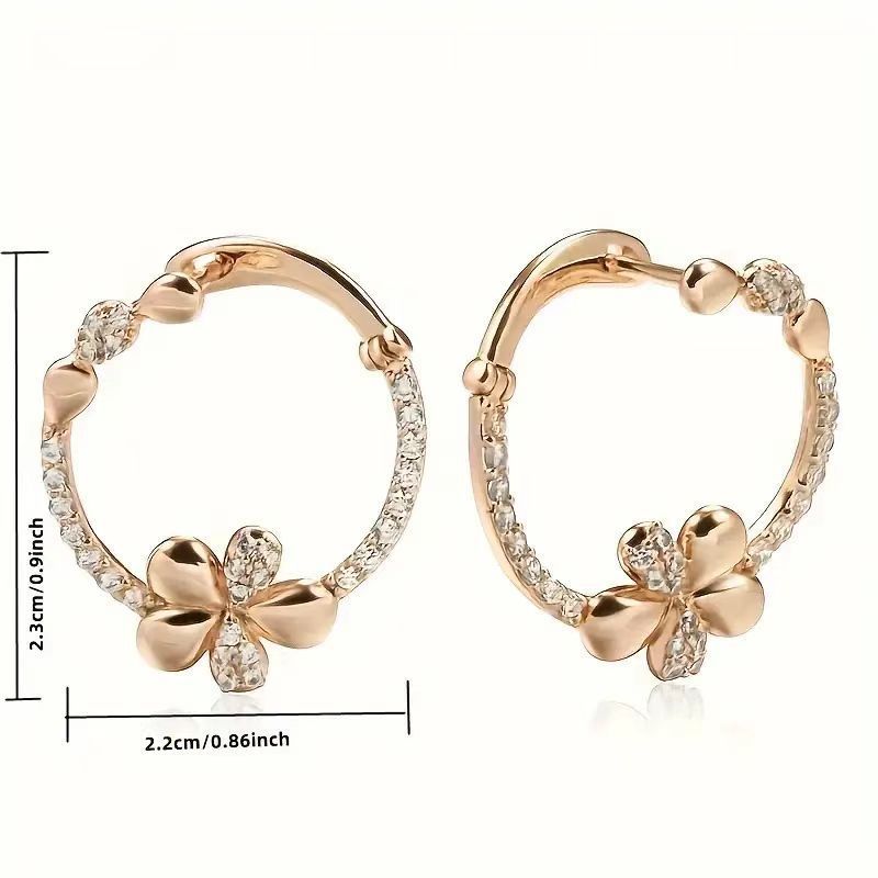 Customized Circular Hoop Earrings for Women