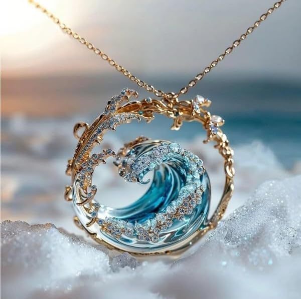 Fashionable Sea-Inspired Pendant Necklace – Daily Wear Accessory