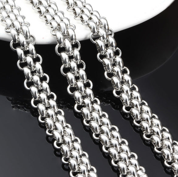 Hip-Hop Style Flat Neck Chain for Men & Women