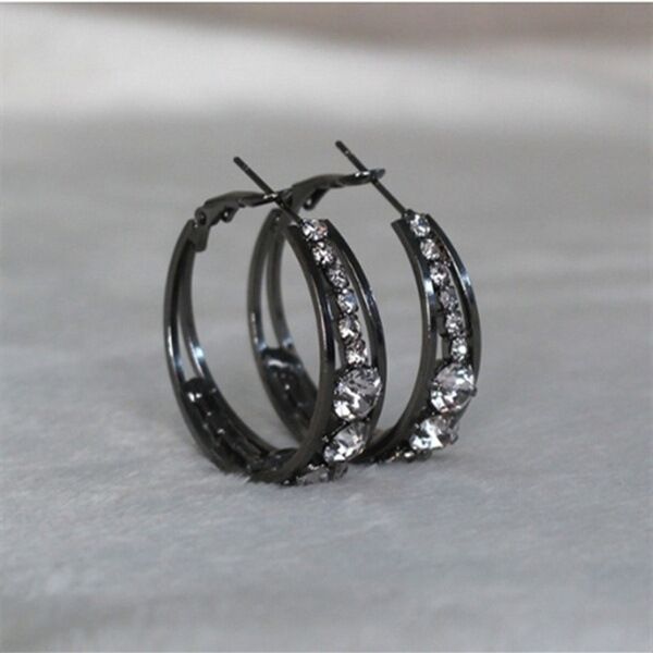 Celeste Geometric Drill Earrings