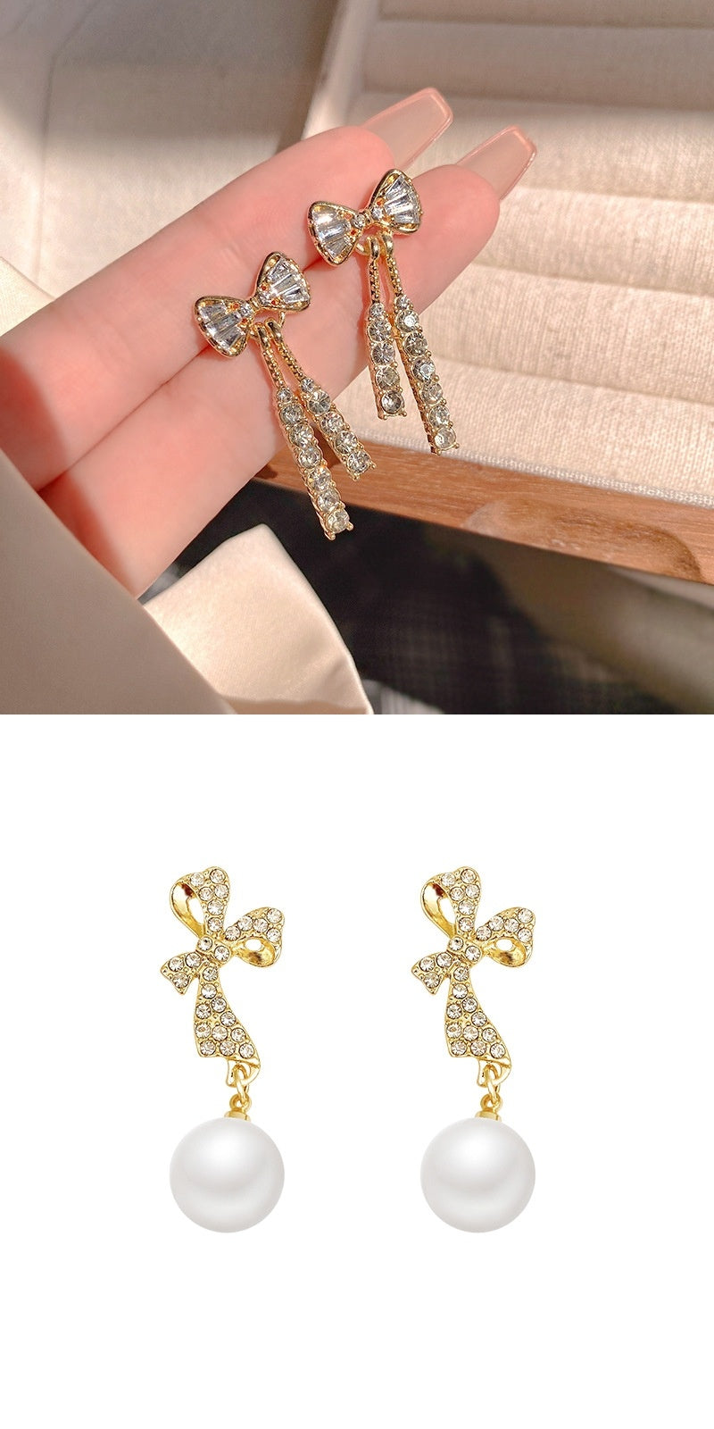 Elegant Butterfly Studs with Rhinestones – Chic Women’s Accessories
