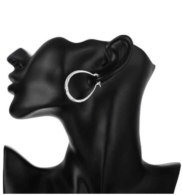 Trendy Euro-American Hoop Earrings