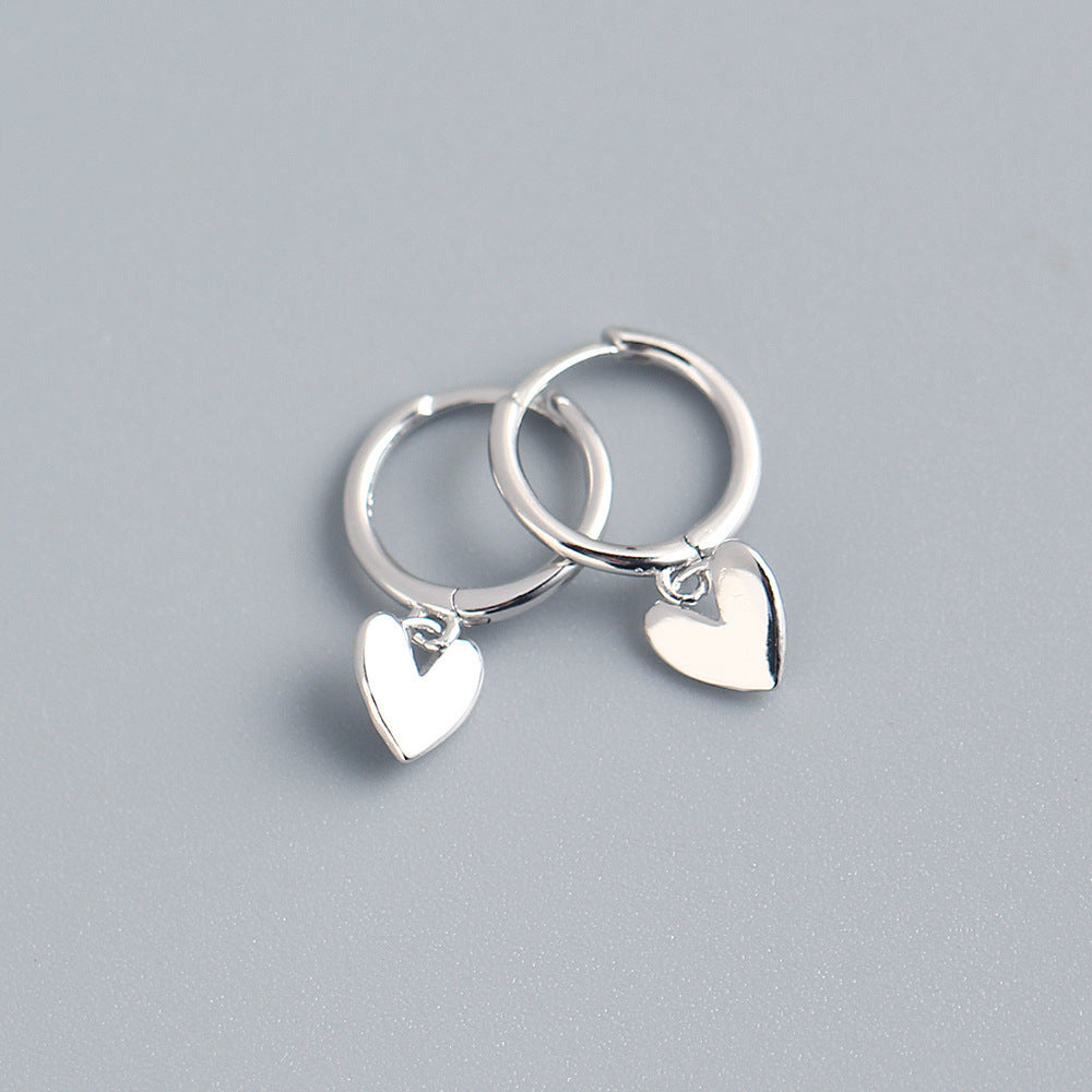 Delicate Love Heart Earrings – Sophisticated Style