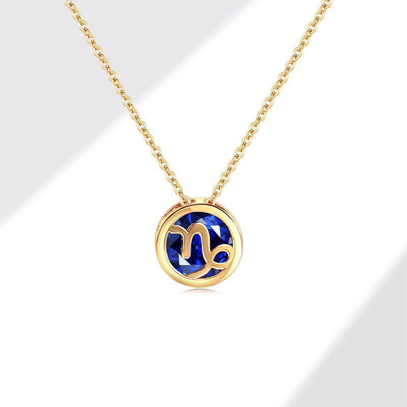 Twelve Constellations Necklace for Women – Adjustable Clavicle Chain