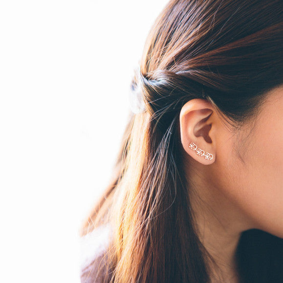 Whimsy Blossom Stud Earrings