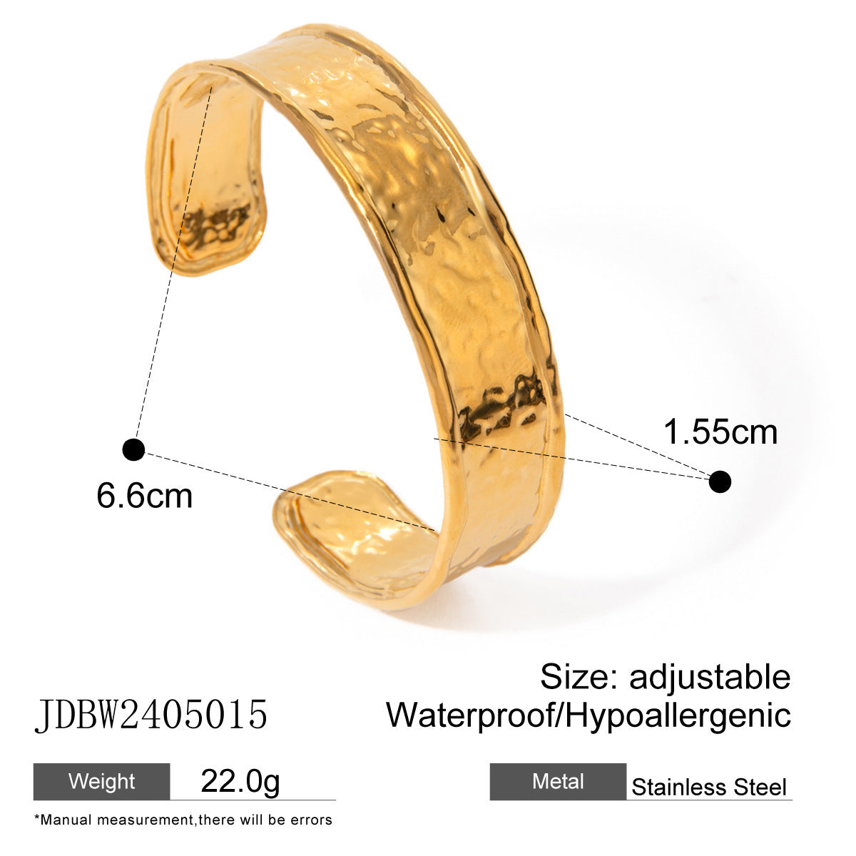 Stainless Steel Wings Ring – Open Adjustable Design
