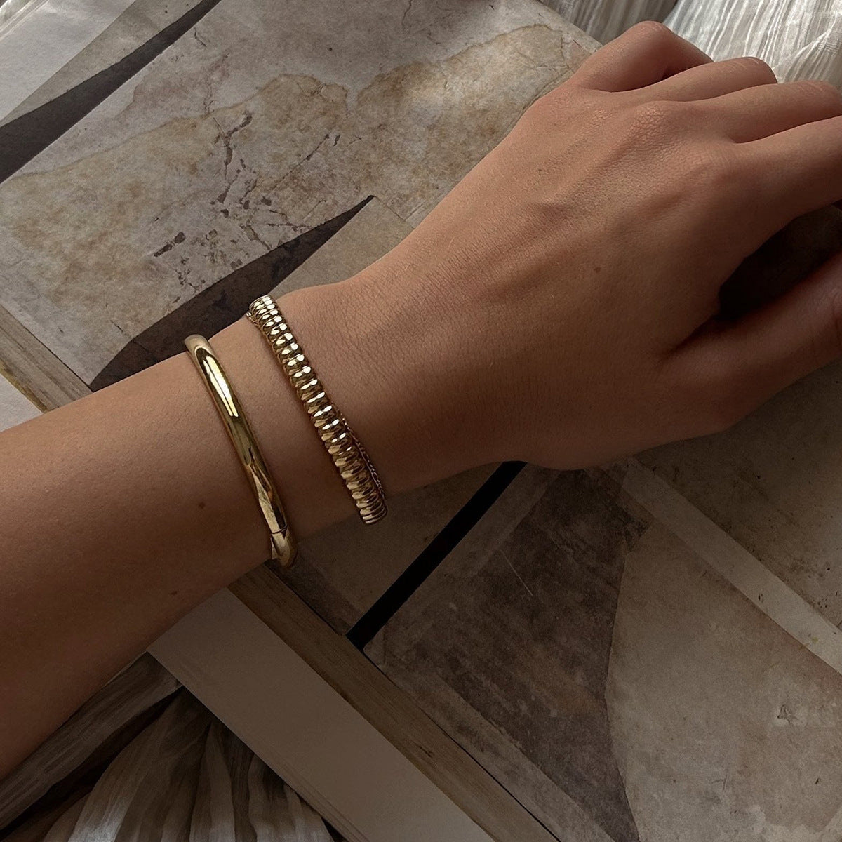 Stainless Steel Bracelet for Women – European & American Style”