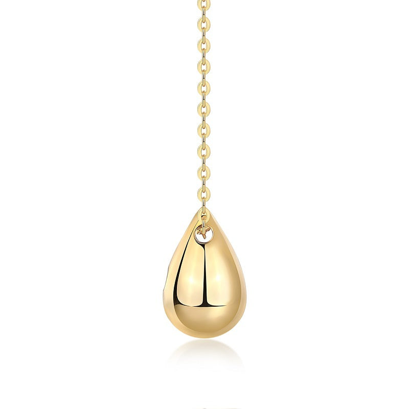 1-Carat Moissanite Sterling Silver Necklace & Pendant Set – Dreamy Water Drop Design
