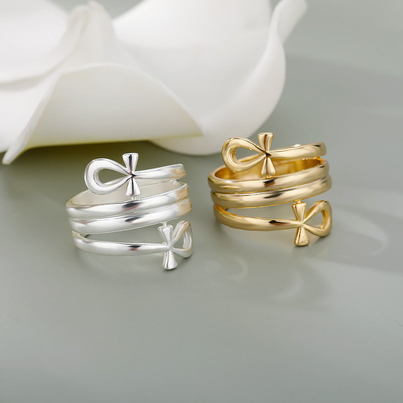 Eternal Bond – Indian Double Layer Rings for Couples