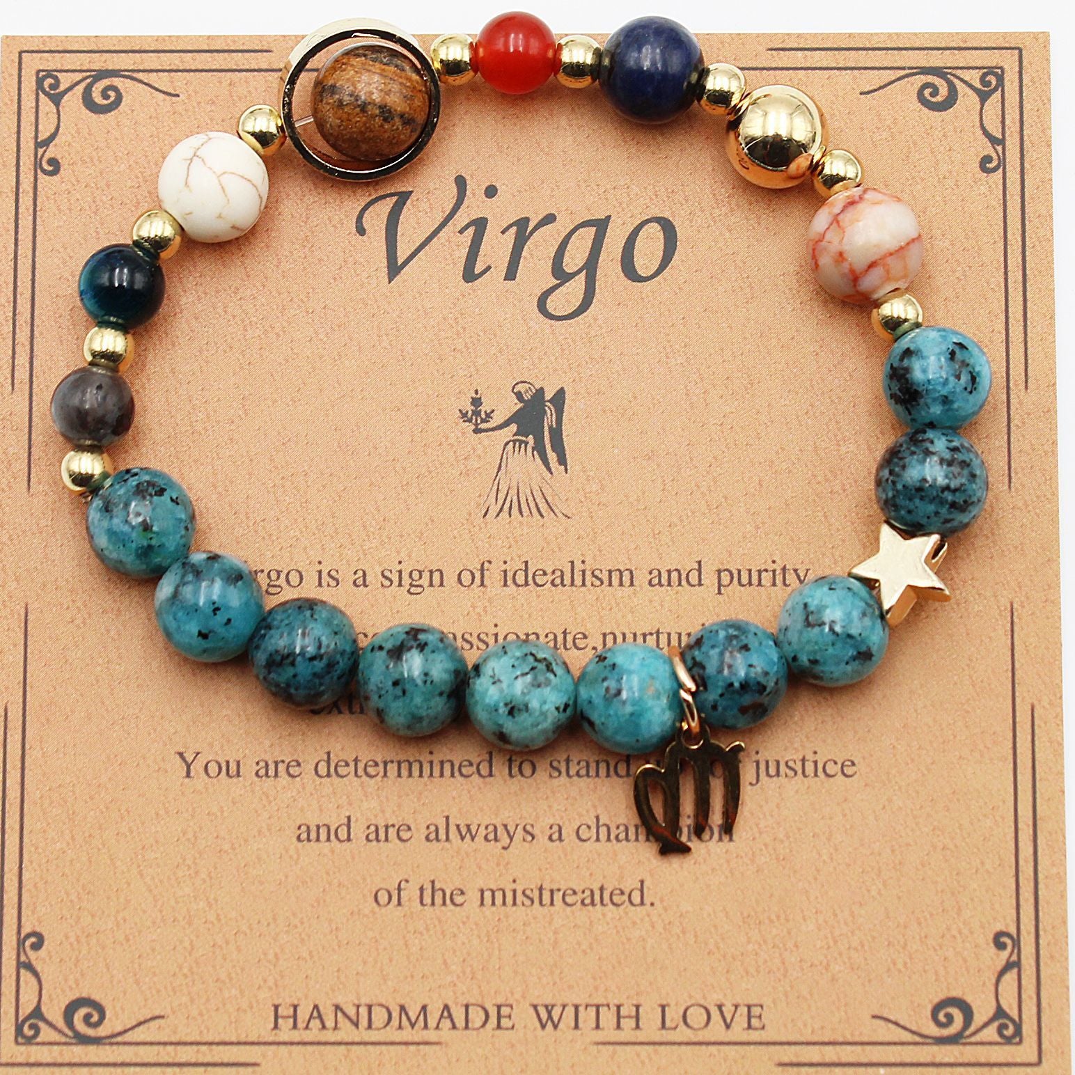 Astrology-Inspired Eight Planets and 12 Constellations Bracelet