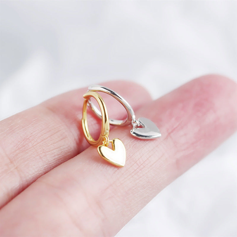 Delicate Love Heart Earrings – Sophisticated Style