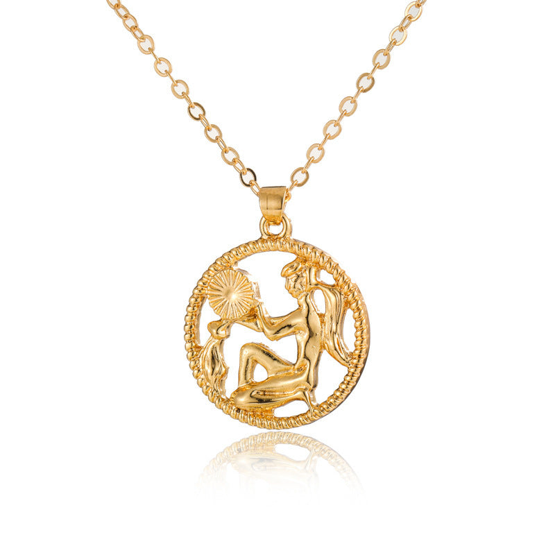 Fashionable Zodiac Necklace – Twelve Constellations