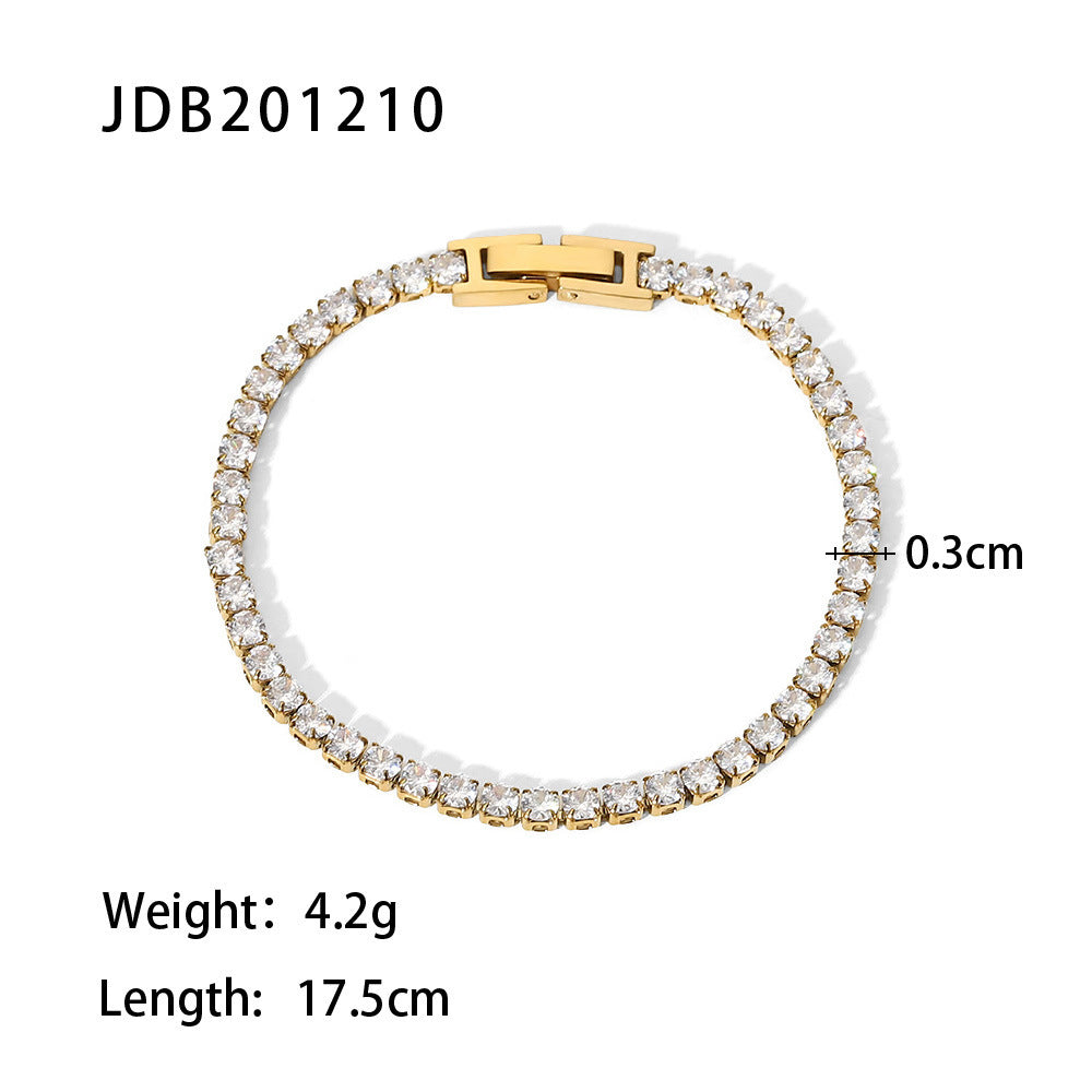 Stainless Steel Bracelet for Women – European & American Style”