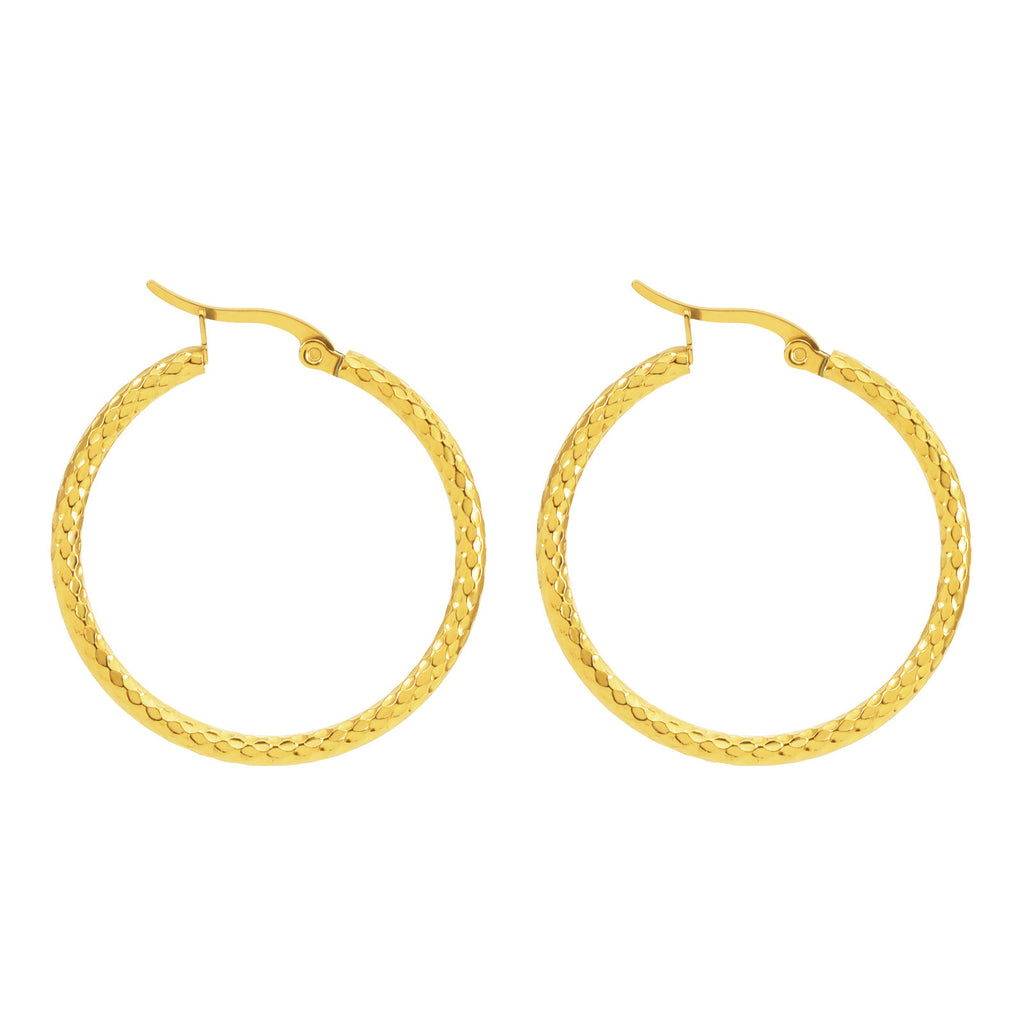 LustreGlow 18K Earrings